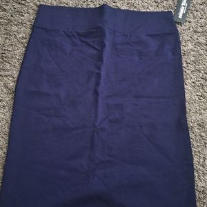 Navy blue skirt